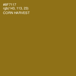 #8F7117 - Corn Harvest Color Image